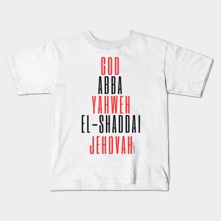 Names of God Kids T-Shirt